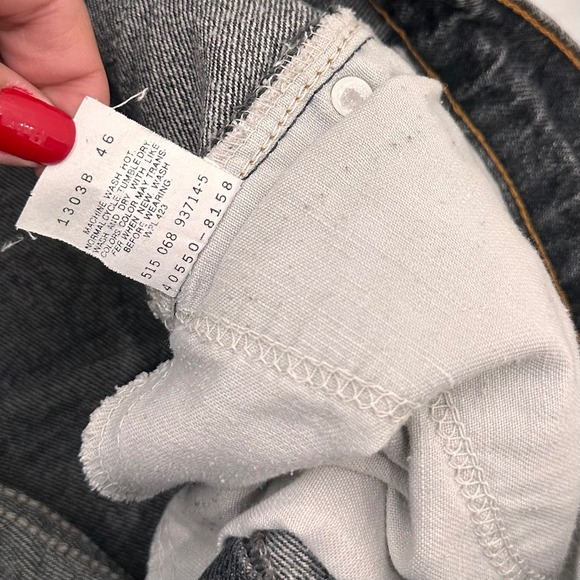 Vintage 80's Levi's Gray Acid Wash Faded Denim Jeans Silver Tab Women's 30x29 - Picture 6 of 11